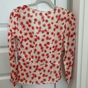 NWT Reformation Button Up Floral Top